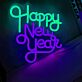 Happy New Year LED-Neonschild Wohnzimmer Party