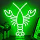 Rotes Hummer LED Neonschild moderne Wanddekoration für Bar Küche und Restaurant