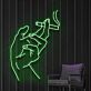 Hand mit Zigarette LED Neonschild moderne Wanddekoration für Zuhause und Studio