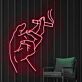 Hand mit Zigarette LED Neonschild moderne Wanddekoration für Zuhause und Studio