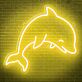 Delfin LED Neonschild moderne Wanddekoration