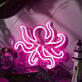 Oktopus LED Neonschild moderne Wanddekoration