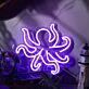 Oktopus LED Neonschild moderne Wanddekoration