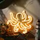 Oktopus LED Neonschild moderne Wanddekoration