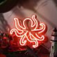 Oktopus LED Neonschild moderne Wanddekoration