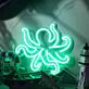 Oktopus LED Neonschild moderne Wanddekoration