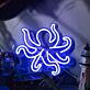 Oktopus LED Neonschild moderne Wanddekoration