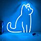 sitzende Katze LED-Neonschild Wohnzimmer Schlafzimmer