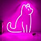 sitzende Katze LED-Neonschild Wohnzimmer Schlafzimmer