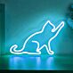 sitzende Katze LED-Neonschild Wohnzimmer Schlafzimmer