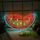 Wassermelonenstück LED-Neonschild für Küche und Bar