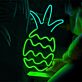 Ananas LED-Neonschild für Küche und Bar