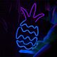 Ananas LED-Neonschild für Küche und Bar