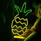 Ananas LED-Neonschild für Küche und Bar