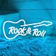 Rock and Roll Gitarren LED Neonschild moderne Wanddekoration