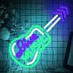 Love Music LED Neonschild mit Gitarren Motiv