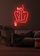 Abstrakte Frau LED Neonschild moderne Wanddekoration