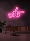 Bang LED Neonschild moderne Wanddekoration
