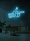 Bang LED Neonschild moderne Wanddekoration