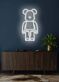 Bärenfigur LED Neonschild moderne Wanddekoration