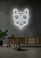 Tiergesicht LED Neonschild moderne Wanddekoration