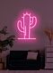 Kaktus LED-Neonschild Wohnzimmer Cafe