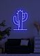 Kaktus LED-Neonschild Wohnzimmer Cafe
