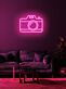 Fotokamera LED-Neonschild für Wohnzimmer und Fotostudio
