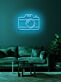 Fotokamera LED-Neonschild für Wohnzimmer und Fotostudio