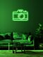 Fotokamera LED-Neonschild für Wohnzimmer und Fotostudio