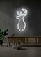 Hirschkopf Silhouette LED-Neonschild für Wohnzimmer und Bar