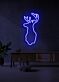 Hirschkopf Silhouette LED-Neonschild für Wohnzimmer und Bar
