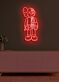 Abstrakte Figuren LED Neonschild moderne Wanddekoration