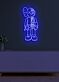 Abstrakte Figuren LED Neonschild moderne Wanddekoration