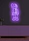 Abstrakte Figuren LED Neonschild moderne Wanddekoration