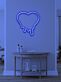 schmelzendes Herz LED-Neonschild Wohnzimmer Schlafzimmer