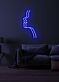 Kontur zweier Gesichter im Profil LED-Neonschild für Wohnzimmer Schlafzimmer