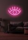Auge Symbol LED-Neonschild für Wohnzimmer oder Schlafzimmer