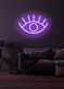 Auge Symbol LED-Neonschild für Wohnzimmer oder Schlafzimmer