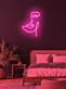 Abstraktes Gesicht LED-Neonschild Schlafzimmer Wohnzimmer