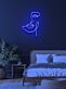 Abstraktes Gesicht LED-Neonschild Schlafzimmer Wohnzimmer