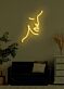 Gesichtskontur LED-Neonschild Wohnzimmer Studio