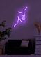 Gesichtskontur LED-Neonschild Wohnzimmer Studio