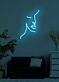 Gesichtskontur LED-Neonschild Wohnzimmer Studio