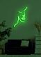 Gesichtskontur LED-Neonschild Wohnzimmer Studio