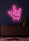 Handsymbol Ich liebe dich LED-Neonschild Wohnzimmer Schlafzimmer