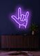 Handsymbol Ich liebe dich LED-Neonschild Wohnzimmer Schlafzimmer