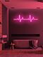 Herzschlaglinie LED-Neonschild Badezimmer Wohnzimmer