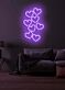 mehrere Herzen LED-Neonschild Wohnzimmer Schlafzimmer