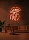 Qualle LED Neonschild moderne Wanddekoration